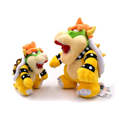 Super Mario Bros Plush Toys - Adorable Bowser Jr, Meowser & Lemmy Dolls