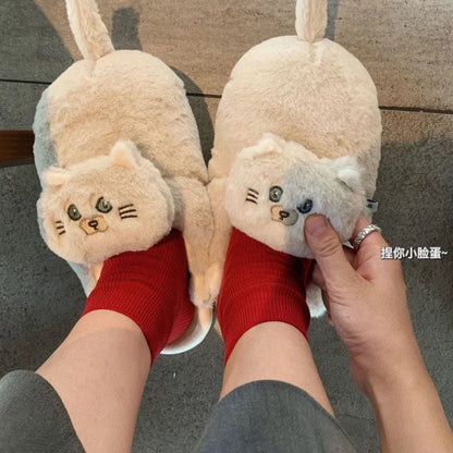 Cuddly Kitty Cat Slippers
