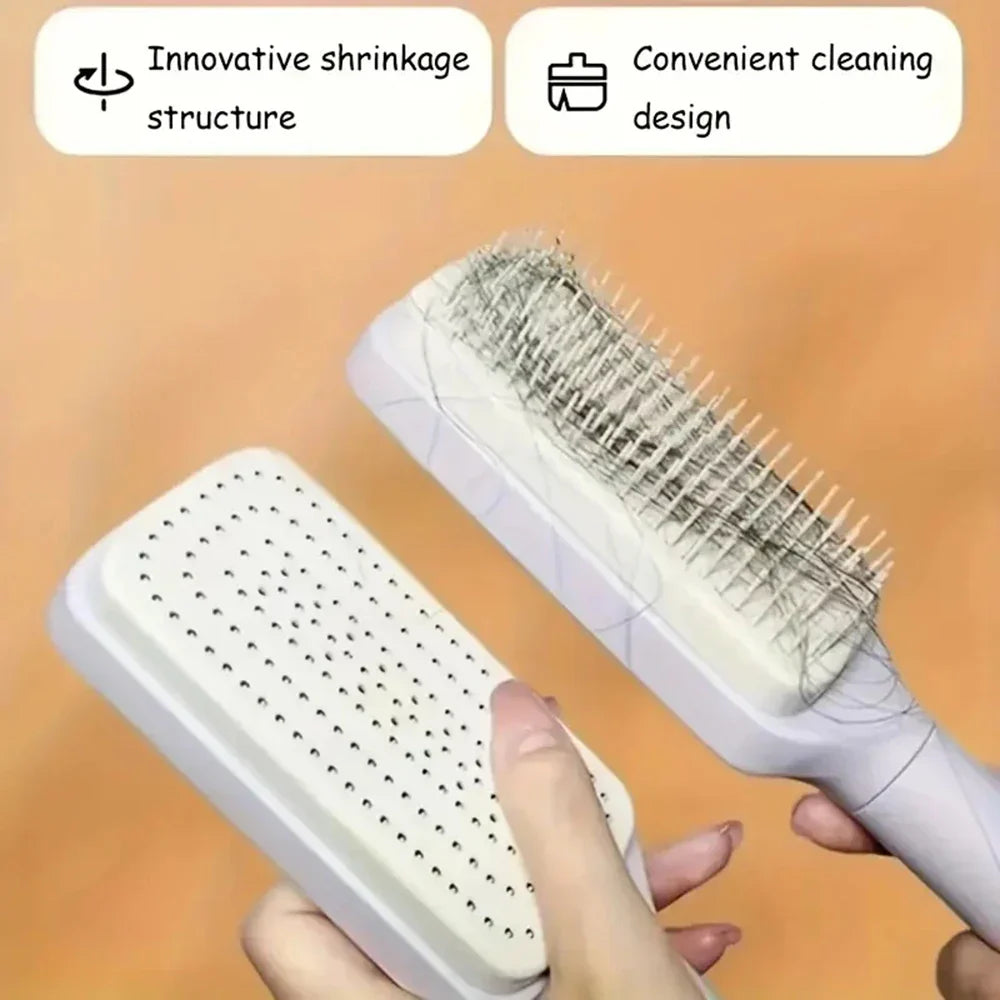 Self Cleaning Hairbrush