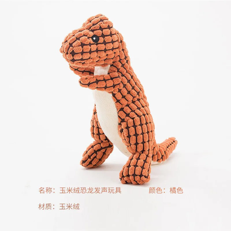 Dinosaur Teeth Grinding Toy: Bite-Resistant Stress Relief for Dogs
