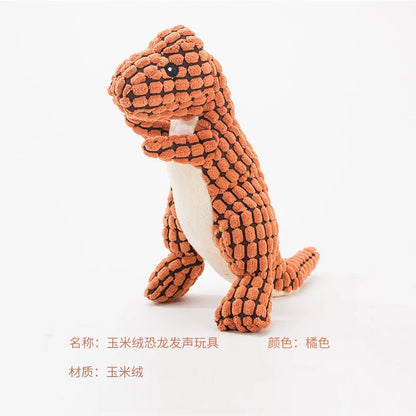 Dinosaur Teeth Grinding Toy: Bite-Resistant Stress Relief for Dogs