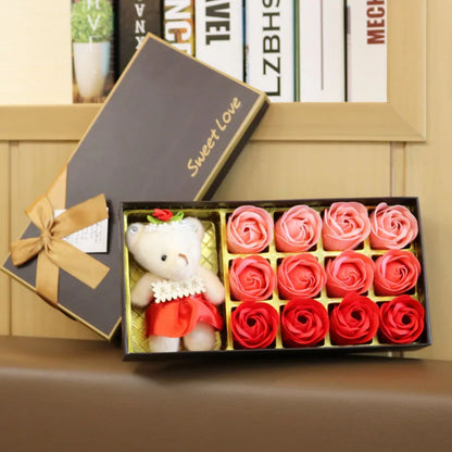 Rose Petal Scented Soap Gift Set