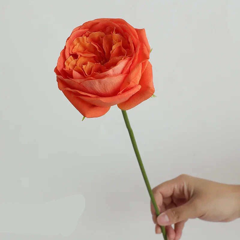 Real Touch Austin Rose Artificial Flowers Set of 7