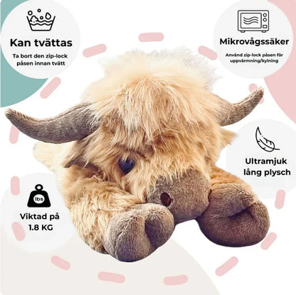 Highland Cow Plush Doll 45cm