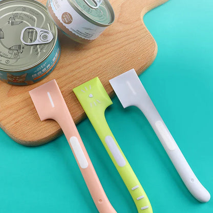 Long-Handled Canned Pet Food Spoons Feeding Accessories