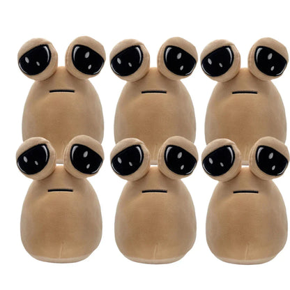 Kawaii Pou Plush Toy 22cm Cute Alien Pet Soft Stuffed Doll for Kids