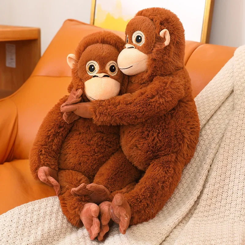 Cartoon Gorilla Plush Toy - Soft, Cuddly Companion for Kids & Decor