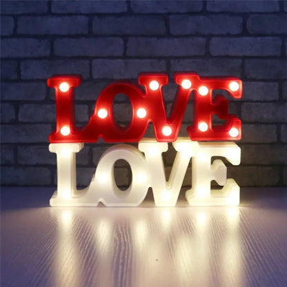 Romantic Heart LED Night Light for Valentine's Day Gift