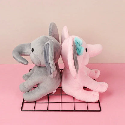 Gray Elephant Plush - 25cm Soft Stuffed Toy for Kids and Nursery Decor