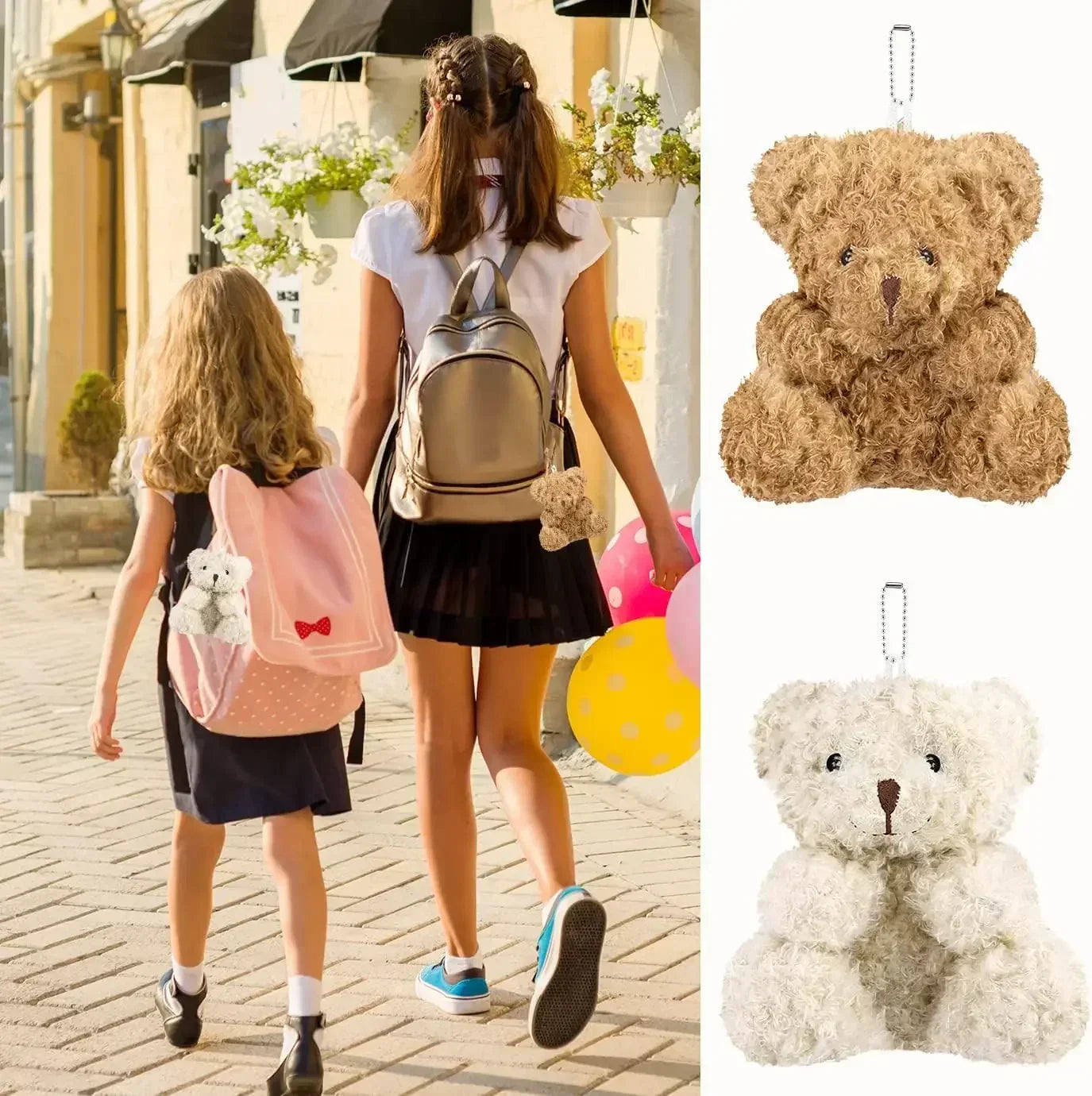 Mini Teddy Bear Plush Toys 4 Inch - Soft Stuffed Bears for Party Favors and DIY Gifts