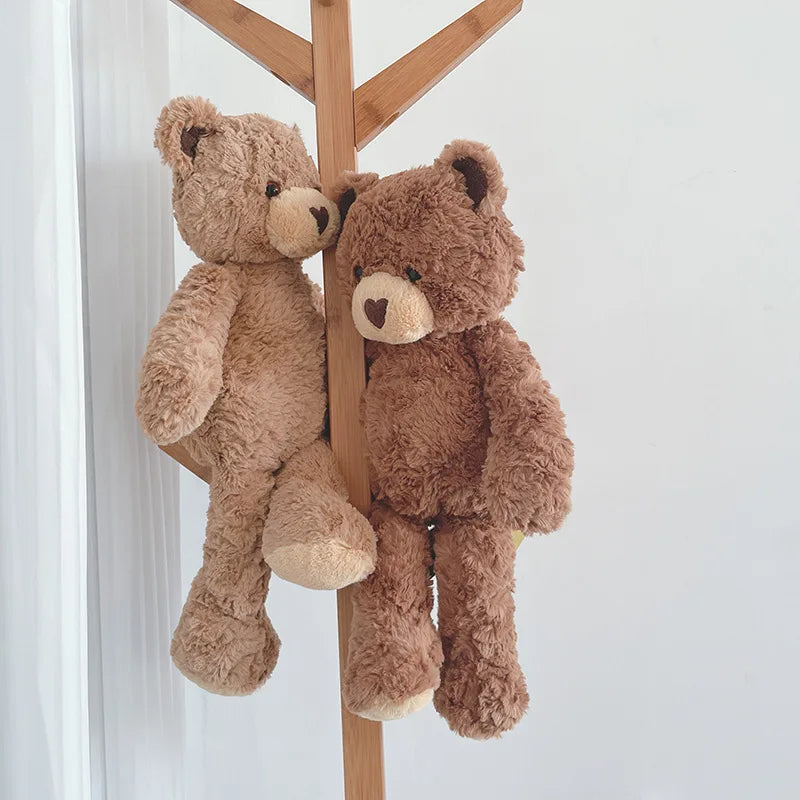 Curly Love Teddy Bear Plush Hug Pillow 40cm