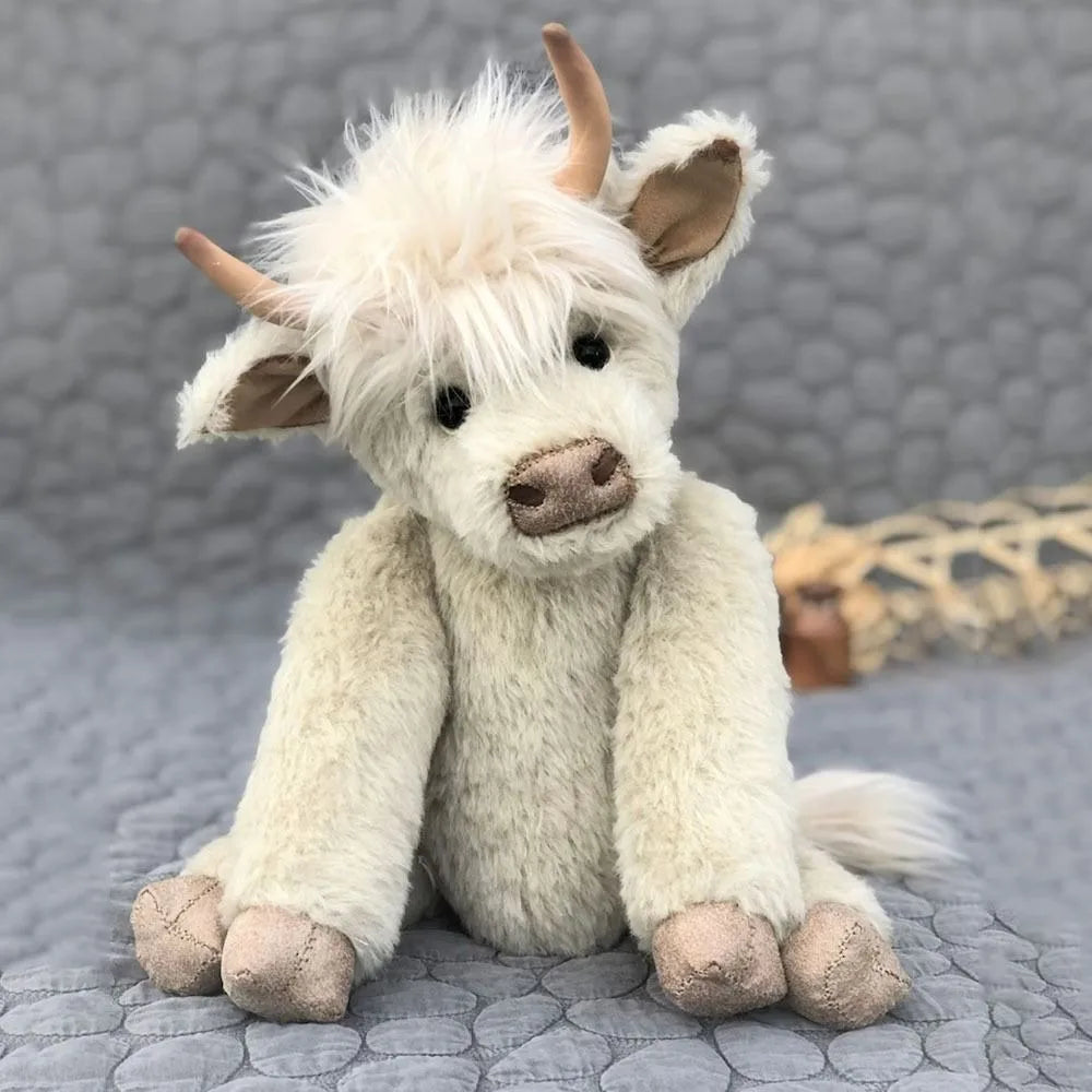 Kawaii Highland Cow Plush Toy - Adorable Stuffed Animal for All Ages