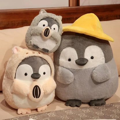 Cute Fat Penguin Plush Doll 25 to 45cm