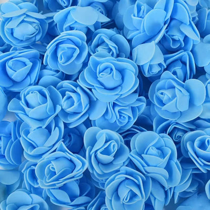 Foam Rose Heads 3.5cm - DIY Artificial Flowers for Wedding, Valentine's Day, and Home Decoration