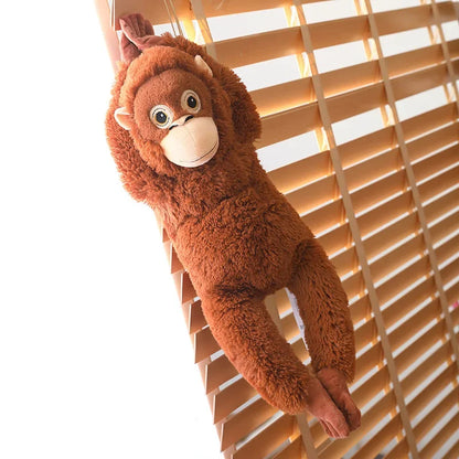 Cartoon Gorilla Plush Toy - Soft, Cuddly Companion for Kids & Decor