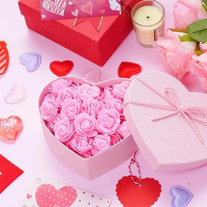 Foam Rose Heads 3.5cm - DIY Artificial Flowers for Wedding, Valentine's Day, and Home Decoration