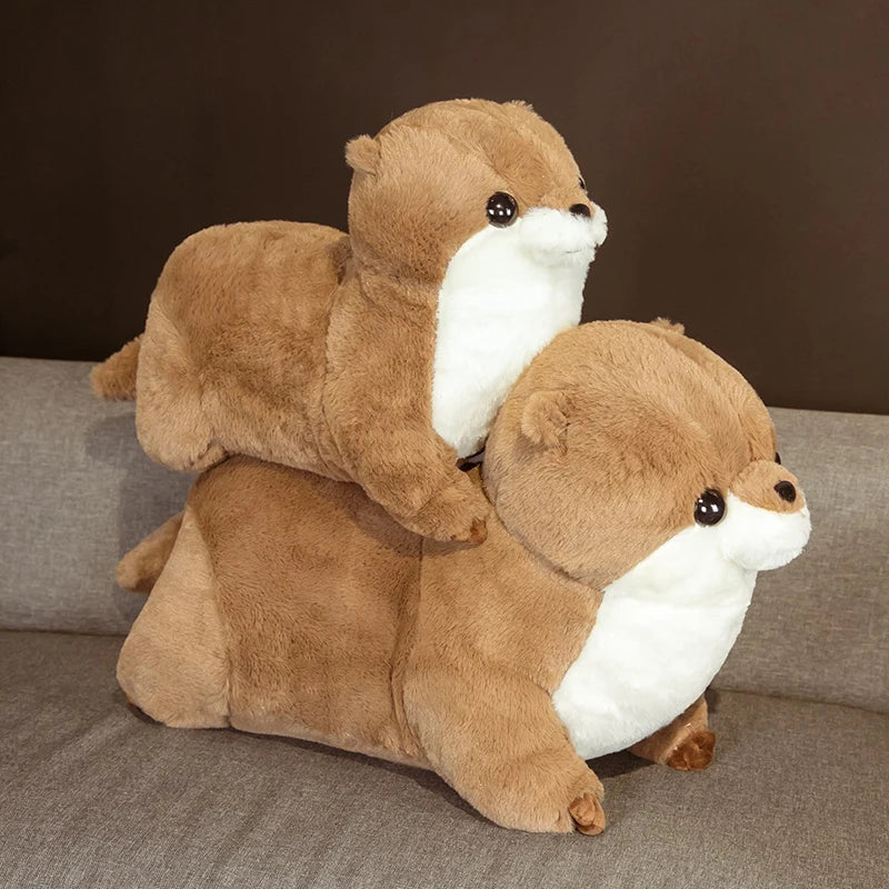 Cute 50cm Realistic Otter Plush Toy - Soft & Cuddly Gift for Kids