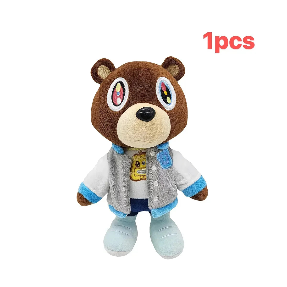 Cuddly Weighted Bear Plush Toy - Soothing Comfort for All Ages