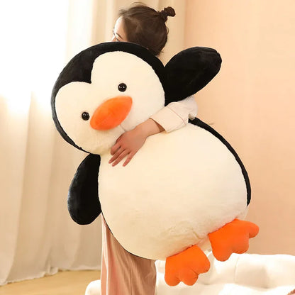 Kawaii Penguin Plush Toy - Soft Huggable Stuffed Animal for Kids