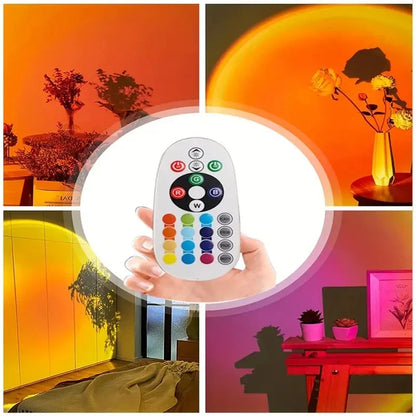 Vibrant Sunset Projection Light