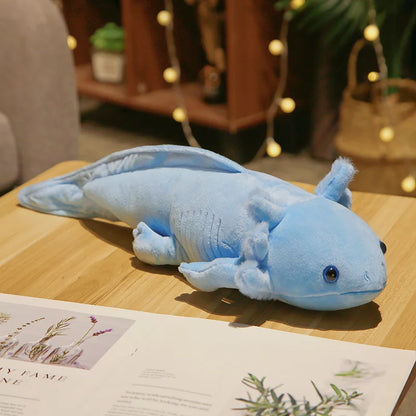 45cm Colorful Axolotl Plush Toy Soft Stuffed Salamander Pillow for Kids