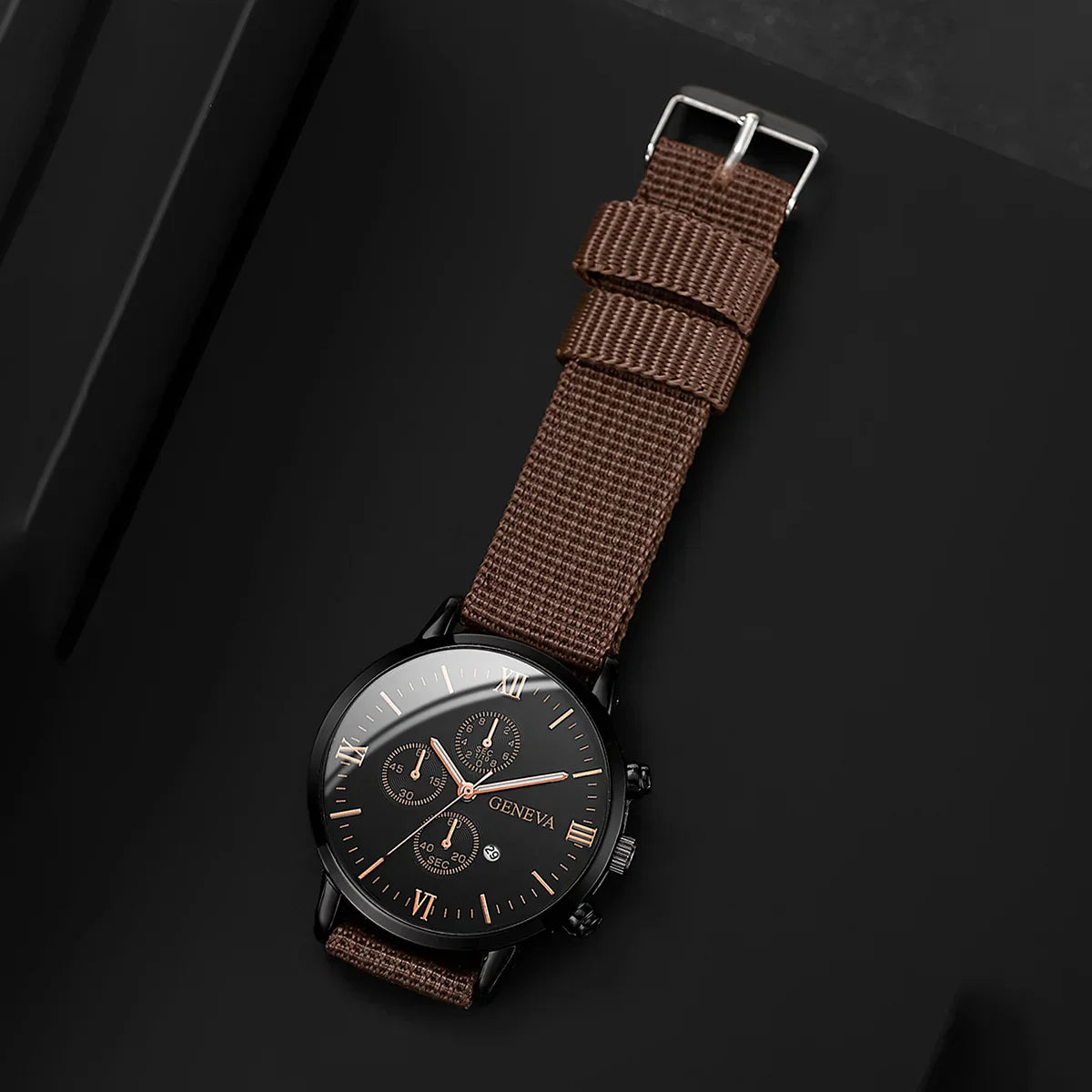 Men's Quartz Watch and Bracelet Set 4 or 5 Pieces