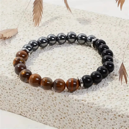 Triple Protection Gemstone Stretch Bracelet