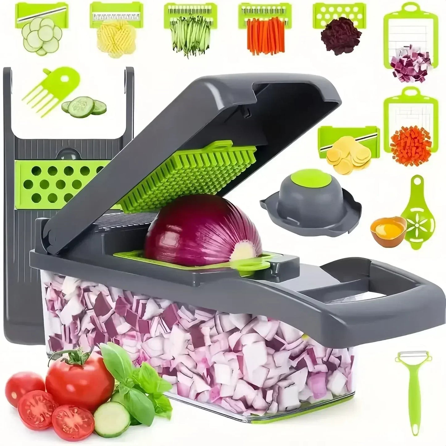 16-In-1 Multifunctional Vegetable Chopper