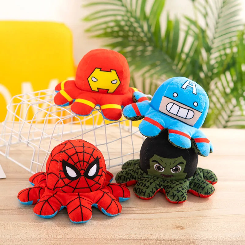 Reversible Superhero Plush Doll 20 to 40 cm