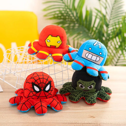 Reversible Superhero Plush Doll 20 to 40 cm