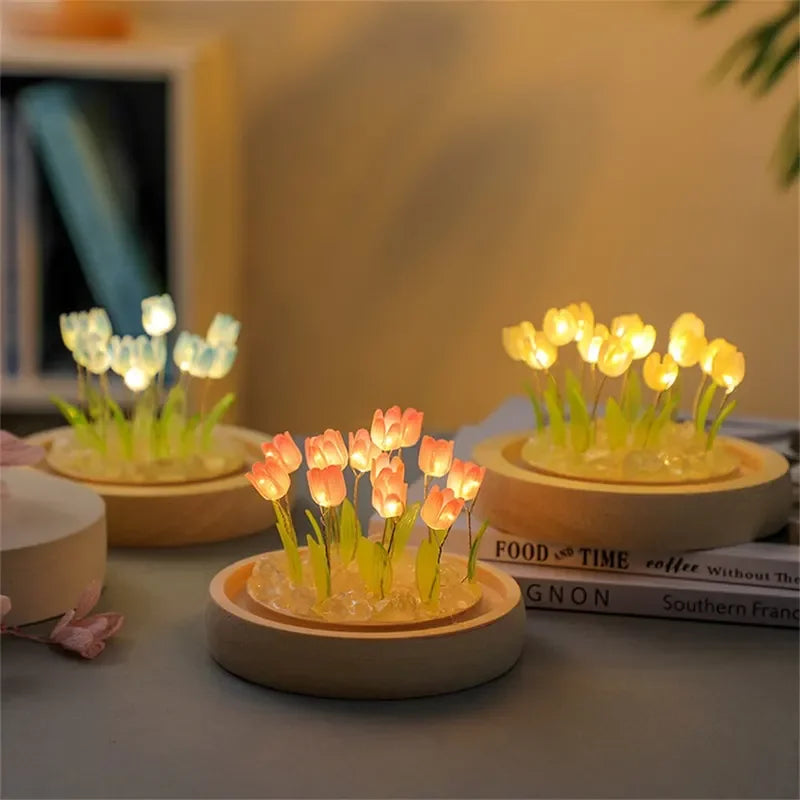 Artificial Tulip Flower Light