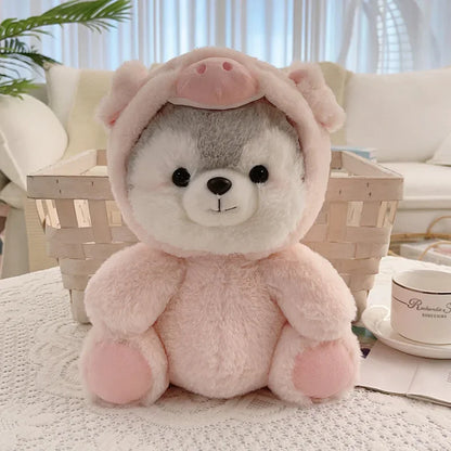 Cuddly Plushie Collection: Adorable Pink Pig, Koala, Dinosaur & More!