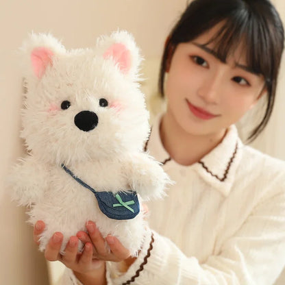 Cute West Highland Terrier Plush Toy - Adorable Puppy Doll for Kids & Gifts