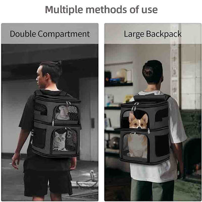 Double Layer Cat Backpack