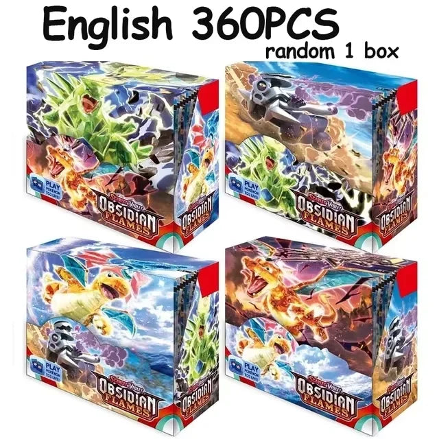 324Pcs Pokemon Cards Sun & Moon XY Evolutions Pokemon Booster Box Collectible Tradiner Card Game