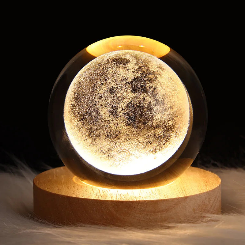 Moon Planet Galaxy Lamp