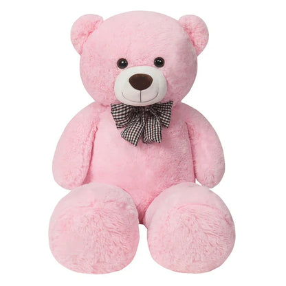 Giant 105cm Soft Teddy Bear - Adorable Plush Hugging Pillow for Kids