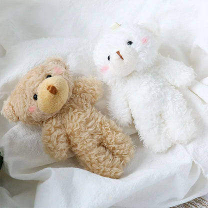 12cm Plush Teddy Bear Keychain Soft Stuffed Animal Pendant for Gifts