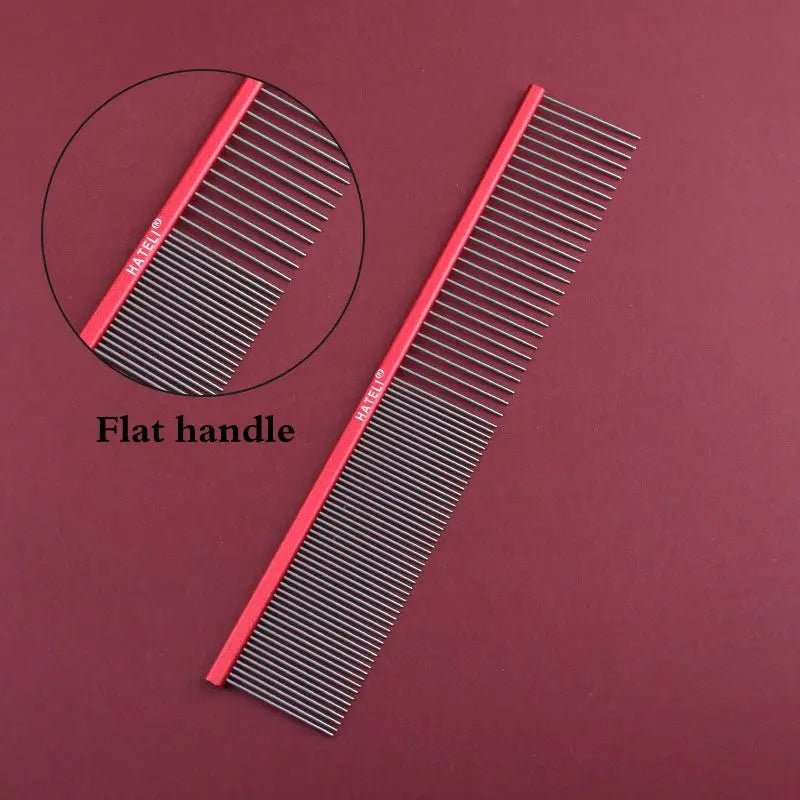 Light Aluminum Pet Comb Professional Dog Grooming Tool 5 Colors