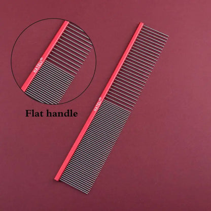 Light Aluminum Pet Comb Professional Dog Grooming Tool 5 Colors