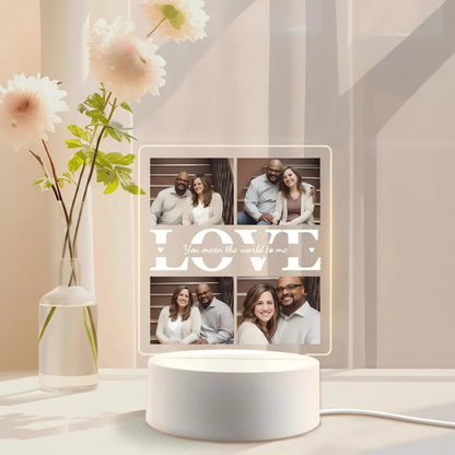 Personalized Photo Acrylic Night Light Plaque