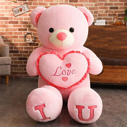 Giant Pink Teddy Bear Plush 80cm or 100cm