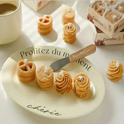 Cookie Scented Biscuit Candle Gift Box Set
