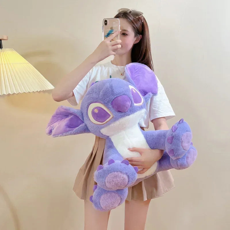 Purple Stitch Plush - Soft 25cm Cuddly Doll for Kids and Gift