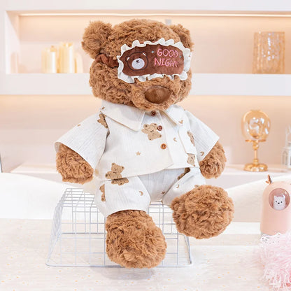 Kawaii Pajama Bear Plush Sleep Companion