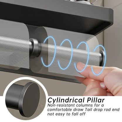 Wall-Mounted Aluminum Alloy Tissue Holder