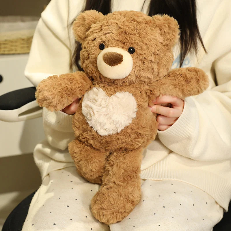 Christmas Teddy Bear Plush Toy Cute Stuffed Gift 28cm