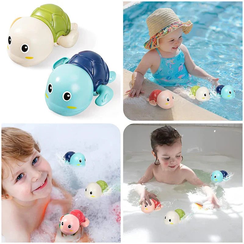 Swimming Turtle Bath Toys For Baby Tolder