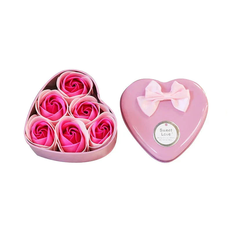 Soap Rose Scented Flower Gift Set for Home Decor and Special Occasions