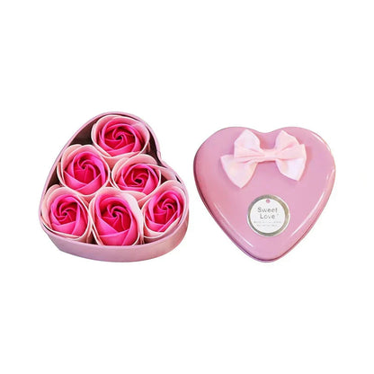 Soap Rose Scented Flower Gift Set for Home Decor and Special Occasions